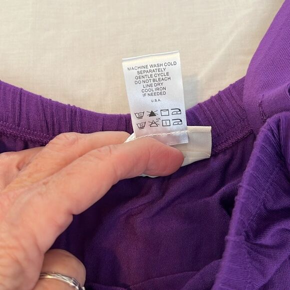 Anthony Originals szP2X purple adjustable button strap full length romper EUC - Picture 4 of 11